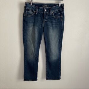 Silver Jeans Suki women’s mid Capri 30/22.5 super stretch